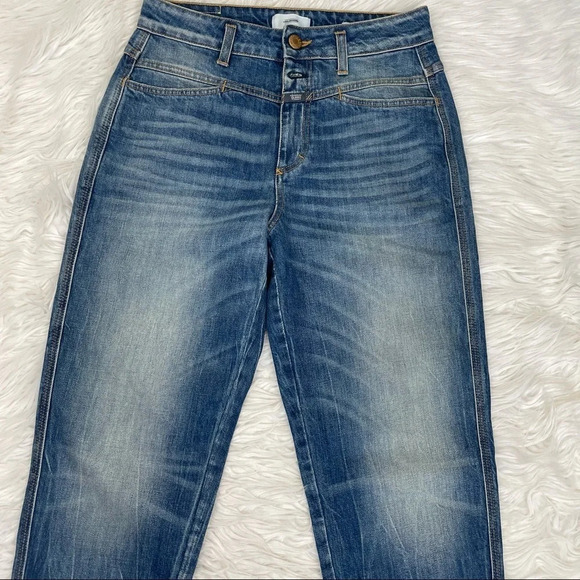 CLOSED Pedal Icon 85 High Rise Straight Leg Jeans Blue Casual Women’s Denim 26 - Picture 4 of 14